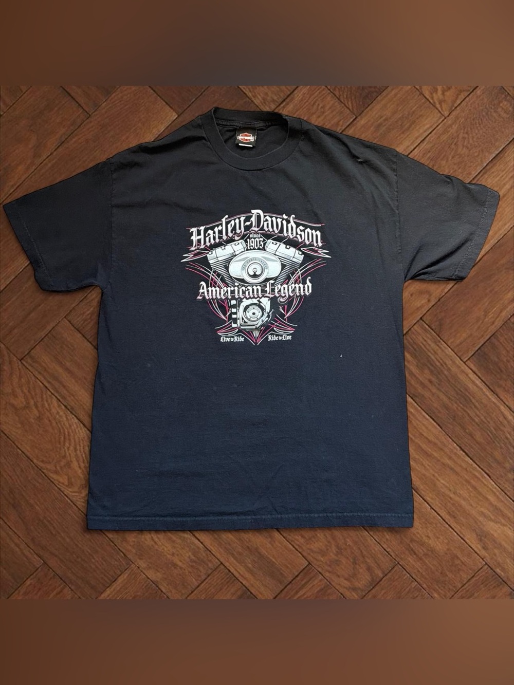 Harley-Davidson Mile High Denver Colorado American Legend T-Shirt Men's XL